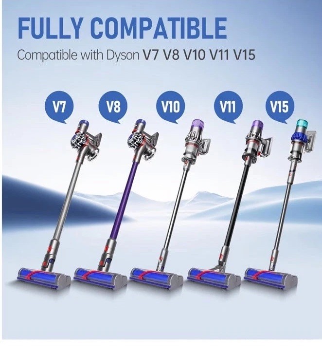 Quick-Release Motorhead Cleaner  Brush For Dyson V7 V8 V10 V11 V15.