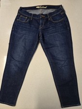 Old Navy Boyfriend Jeans Women  s Blue Medium Wash Stretch Denim Pockets
