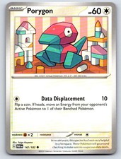 Porygon 142/182 Common Paradox Rift NM Pokemon TCG