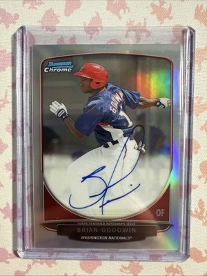 2013 Bowman Chrome Prospects Chromerefractor #BCP76 Brian Goodwin /500 RC