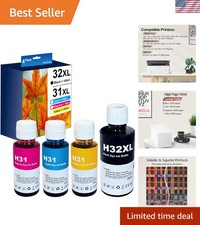 Compatible 31 32XL Ink Set for Smart Tank Deskjet - High Quality Printing