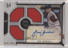2018 Museum Collection Signature Swatches Triple Relic Jose Berrios Auto 6fs