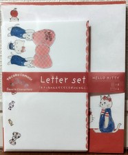 Sanrio Personaggio Hello Kitty x Tocoro Comugi Lettera 8 Busta 4 SET MADE JAPAN