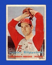 1957 Topps Set-Break #296 Johnny Klippstein VG-VGEX *GMCARDS*