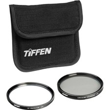 Tiffen 72mm Photo Twin Pack Filter Kit, UV Protection Filter and Circular Polar