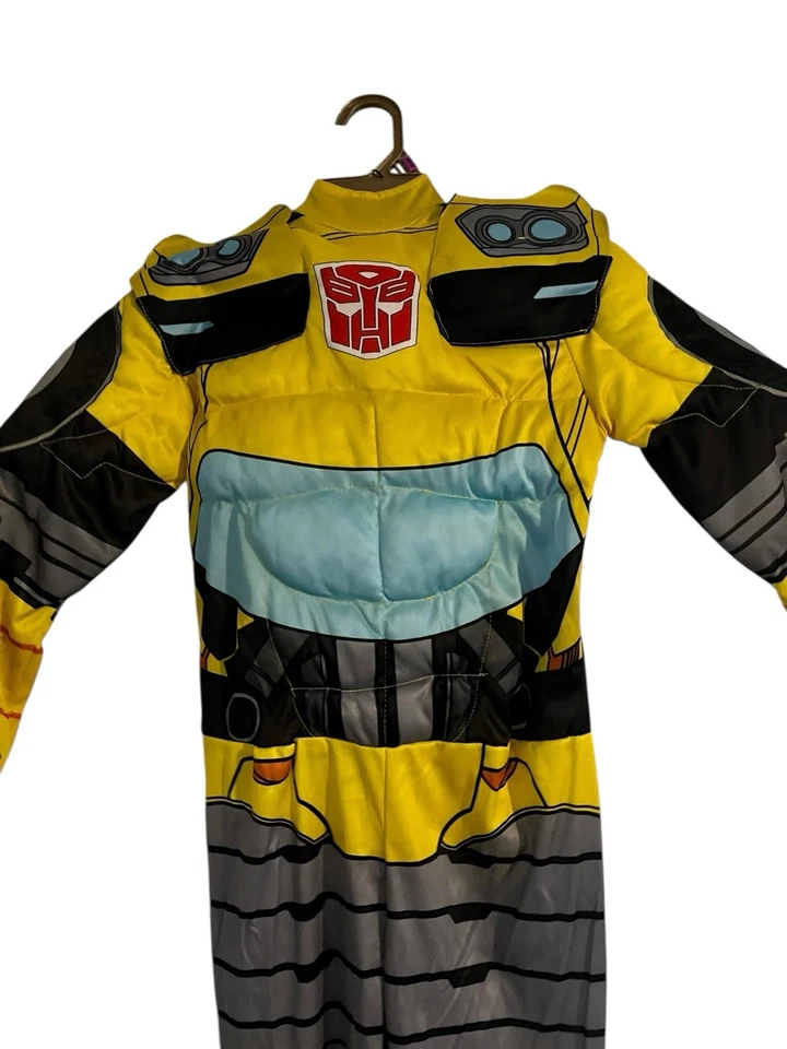 Трансформеры Bumblebee костюм 4 5 6 ребенка Kids мальчиков маскировка комбинезон новый - Изображение 2 из 4