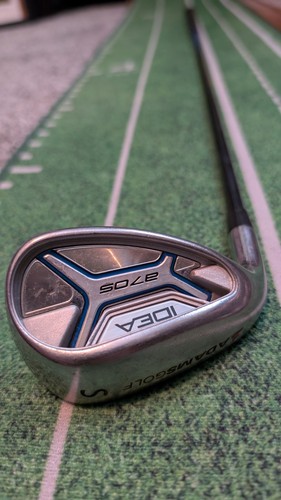 Adams Idea a7 OS Sand Wedge SW Grafalloy Lite Flex Graphite Shaft LEFT LH 35.5"