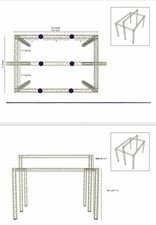 Aluminum Truss System for Aerial Arts and Hanging Appartatus and Theatre