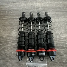 RC Shock Absorbers, 4PCS 130mm 1/8 RC Car Rear Shocks Set Adjustable Damper S...