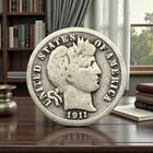 1911 P Barber Dime 90% Silver Very Fine Condition!