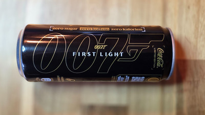 2 X James Bond 007 First Light 0.33l Coca Cola Zero Zero Can - Unopened