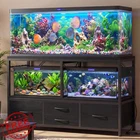 Heybly 55-75 Gallon Fish Tank Stand, Aquarium Stand with Drawer, Power Outlet...