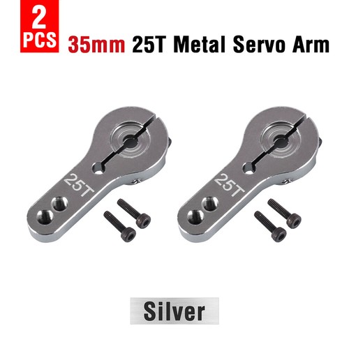 2x RC 25T Matal Servo Horn Arm For 1/8 1/10 1/18 trx4m TRAXXAS RC Crawler Car - Picture 25 of 49