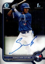 2022 Bowman Chrome #CPA-SE Sebastian Espino Prospect Autographs