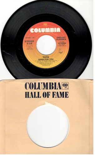 Toto, AFRICA b/w Good For You; 7" Single in Record Company Sleeve - Imagen 2 de 2