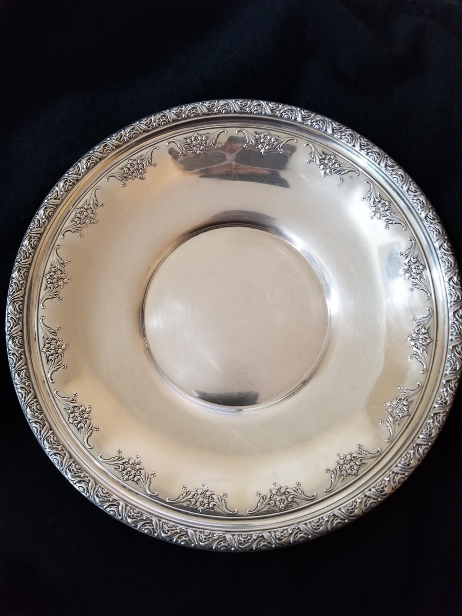 Alvin Vintage Solid Sterling Silver 925 Bowl Tray 9 1/2