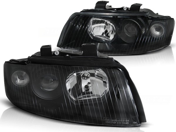Scheinwerfer Klarglas FüR Audi A4 B6 8E Bj. 2000-2004 Schwarz-image