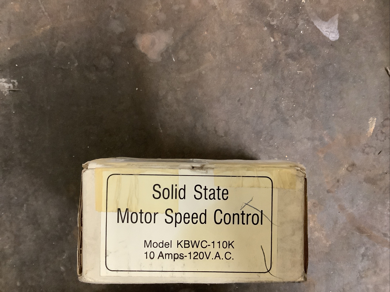 KB Electronics H9002F Wall Mounted Variable Speed Fan Controller (KBWC-110K)