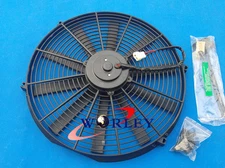 Universal 14 inch 12V volt Electric Cooling Fan Thermo Fan + Mounting kits
