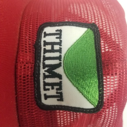 Cappello Snapback Vintage Thimet Stile Patch Insetticida Tutto Maglia Rosso, Agricoltura! - Foto 5 di 6