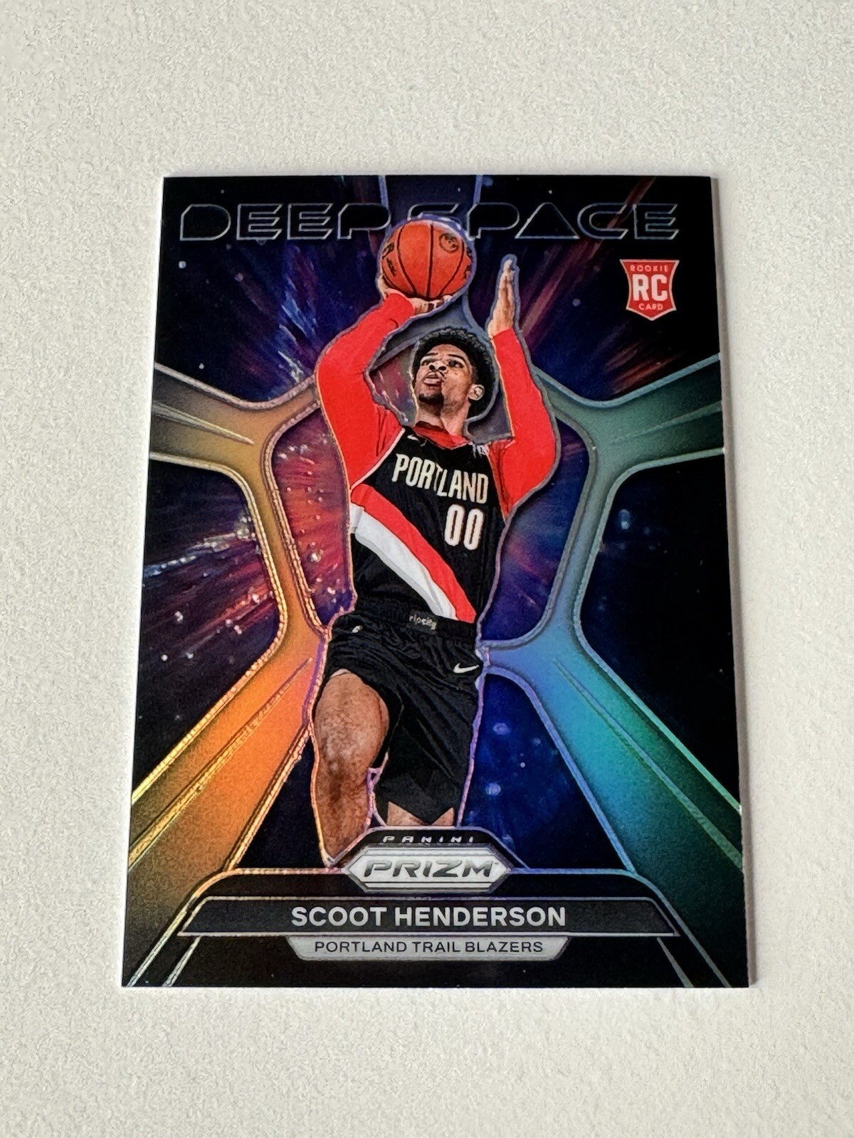 2023-24 Panini Prizm - Deep Space Silver Prizm #3 Scoot Henderson (RC)