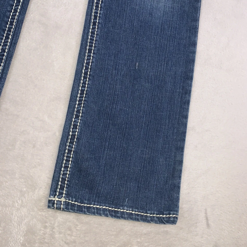 Code Bleu Jeans Womens 10/29 Blue Annette Modern Rise Bootcut Dark Wash Ladies - Image 4 of 4