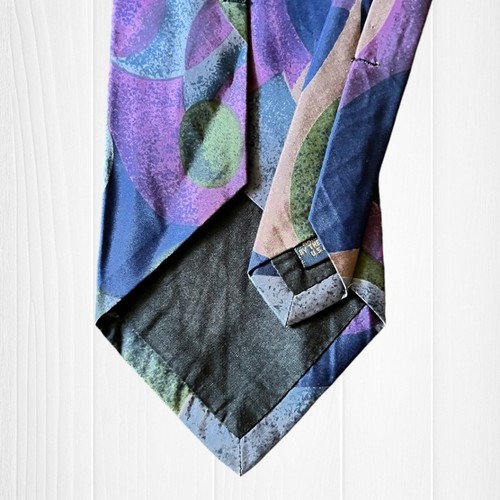 MULBERRY Thai Silk Men’s Tie - Picture 4 of 6