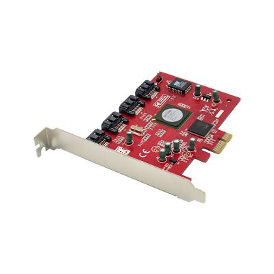 PCIE TO 4 Ports SATA2.0 III RAID Card adapter Silicon Image Sil 3124 chip