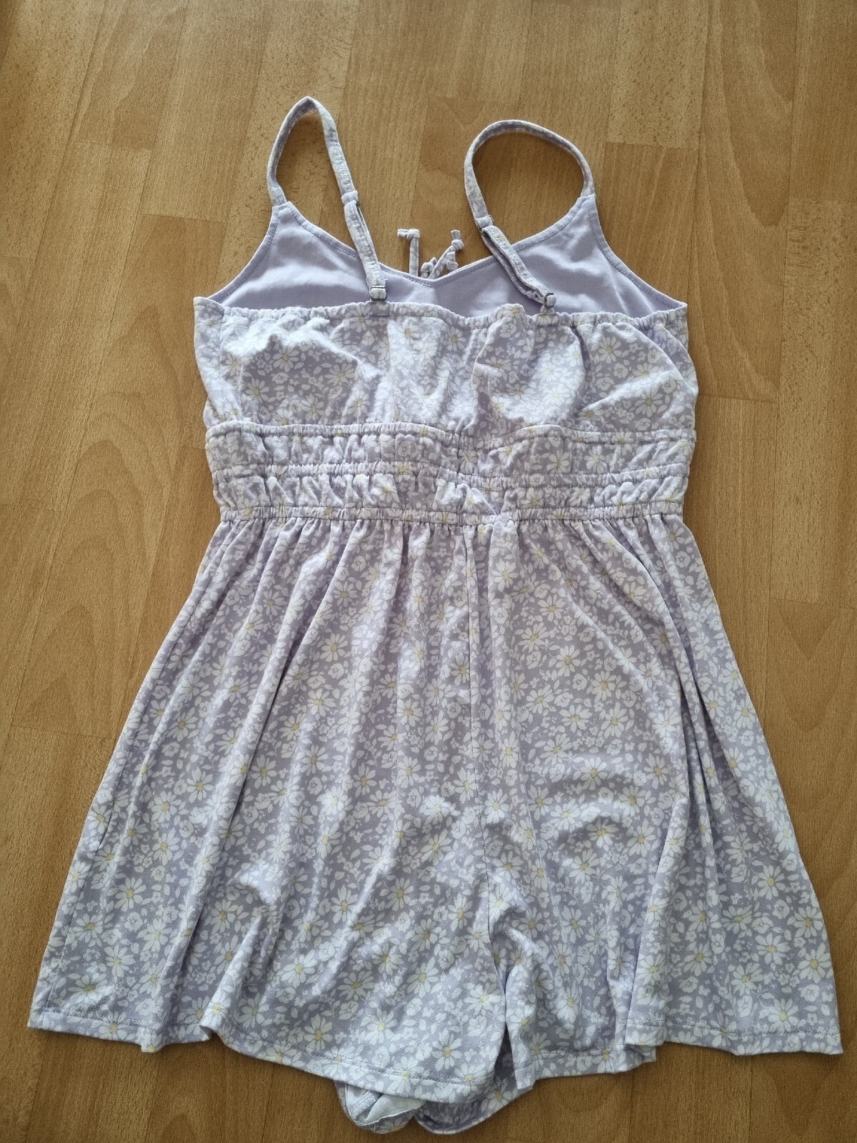 Hollister Jumpsuit Kurz S 34 36 Lila Flieder Geblümt Neu