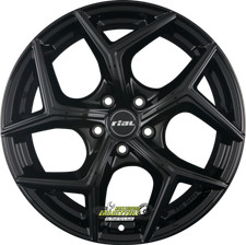 Rial Salento diamant-schwarz 8x18 ET40 - LK5/112 ML66.6 Felge Alu