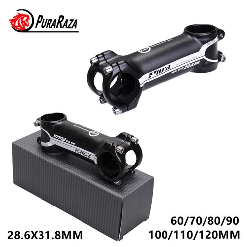 Mountain Road Bicycle Stem 6/17 Degree Bike Ultralight Stem Riser 31.8 - Picture 2 of 7