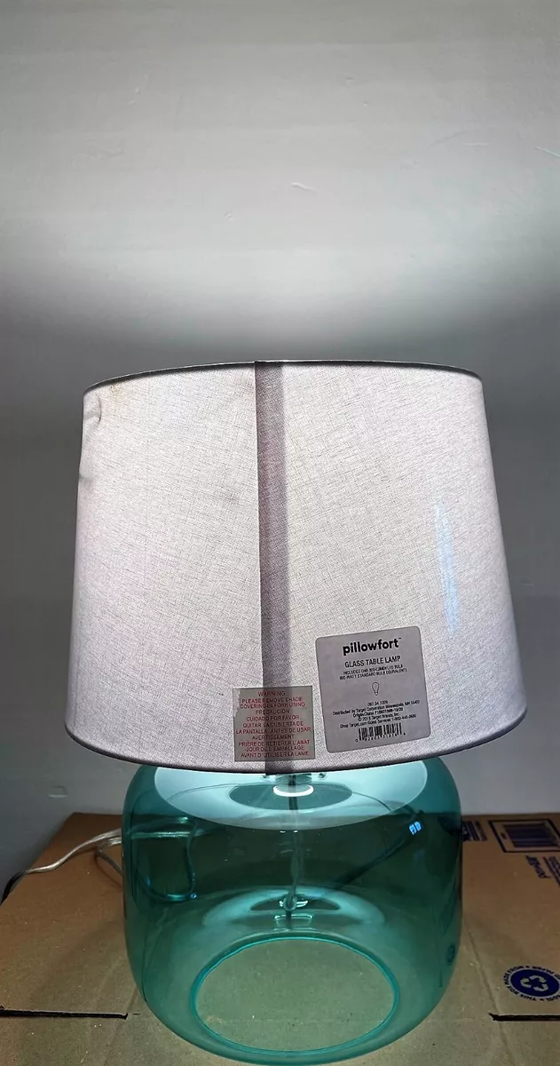 Pillowfort glass sale table lamp