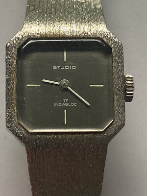 Studio 17 Rubis - Vintage Damennuhr 835er Silber - Handaufzug   - Werk  läuft