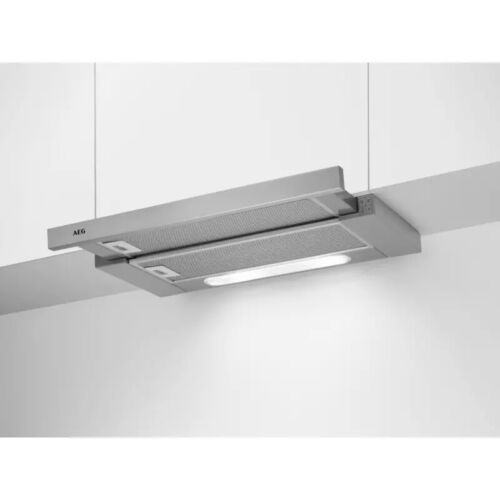 AEG GD5650P Flachschirmhaube-Dunstabzugshaube Abluft Umluft LED Edelstahl 60cm