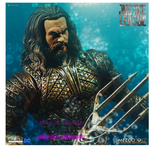 Mezco Toyz 1/12 DC Comics Justice League Aquaman Action Figure Toy Model - Picture 3 of 8