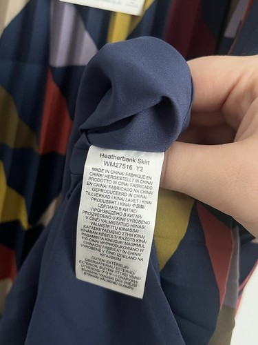 Seasalt cornwall Heatherbank skirt geo magpie size 16 New With Tags Ladies - Picture 6 of 10