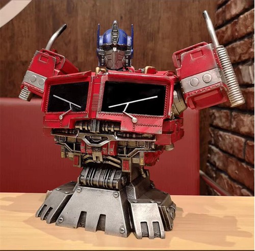 Optimus Prime Battle Version Bust Statue Marvel Collector's Painted Model Stock - 第 1/12 張圖片