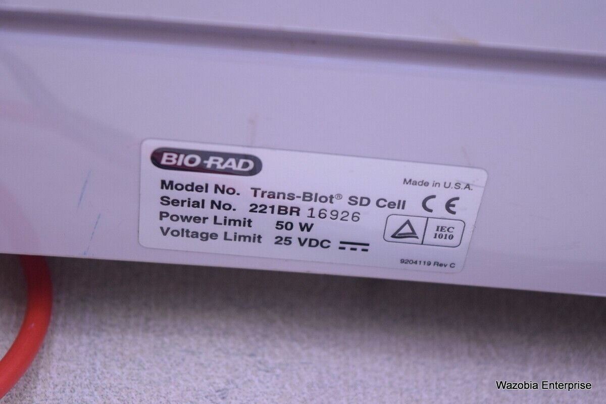 BIO RAD TRANS-BLOT SD SEMI DRY TRANSFER CELL