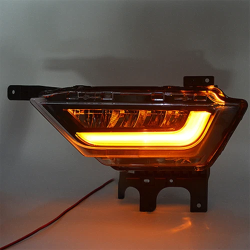 For 2021 2022 2023 Ford F-150 LED Fog Lights DRL w/Amber Turn Signal Lamp 21-23 image 10
