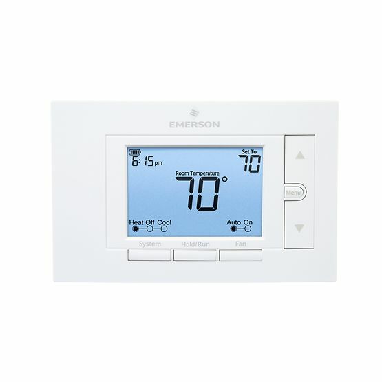 Emerson WhiteRodgers 1F85U42PR 80 Series Programmable Thermostat, 4 H