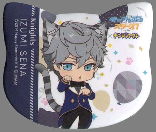 Sena Izumi Ensemble Stars! in Namja Town Cat Festival Cat Shaped ... Can Badge