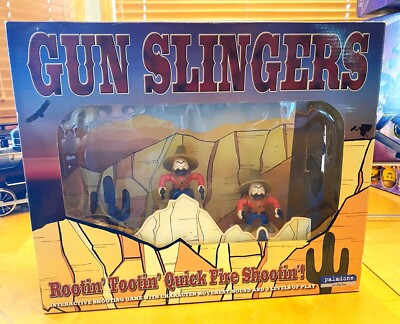 Vintage Gun Slingers Game Interactive Shooter Game W/ Sound