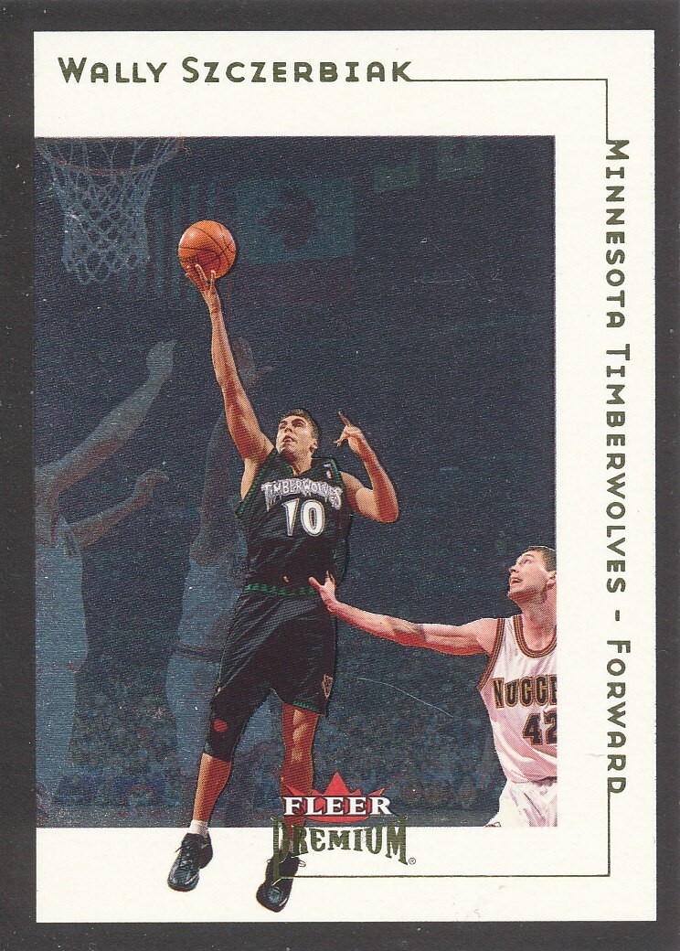Wally Szczerbiak 2001-02 Fleer Premium #45 Minnesota Timberwolves basketball