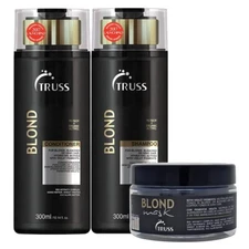 Truss Blond Shampoo & Conditioner & Blond Mask Set Bundle