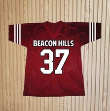 Youth/Men Jackson Whittemore 37 Lacrosse Jersey Beacon Hills Teen Wolf Red