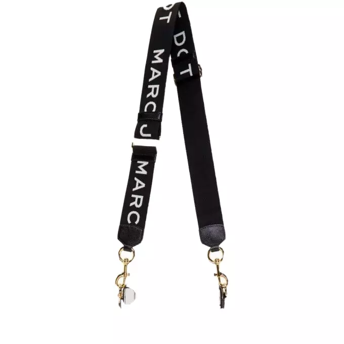 Marc Jacobs Gilded Webbing Strap - Black