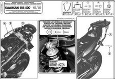 KAPPA KOFFERRAUMHALTER MITTE KAWASAKI ER5 500 '01-07