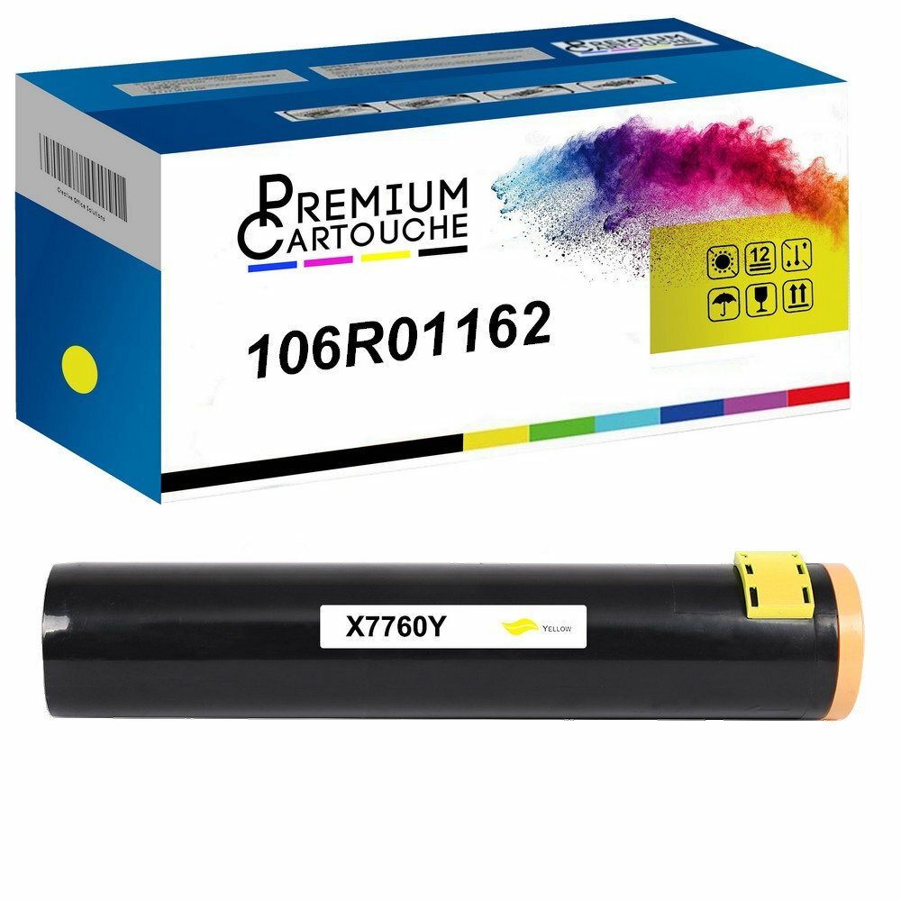 Toner 106R01162 jaune pour l'impression de rapports et dossiers professionnels