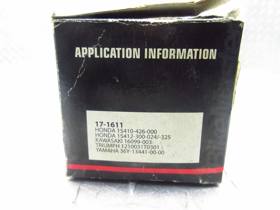 Kawasaki Ex250R Ninja 250R 2005 88-07 filtro de aceite maestro de bicicleta de repuesto Jo-H103 Foto 4 de 4