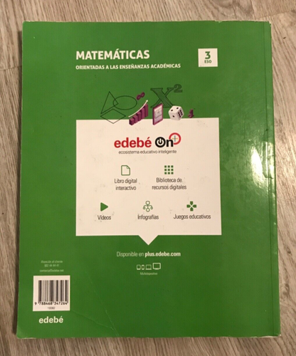 Matemáticas 3 ESO de edebé on. - Imagen 2 de 5